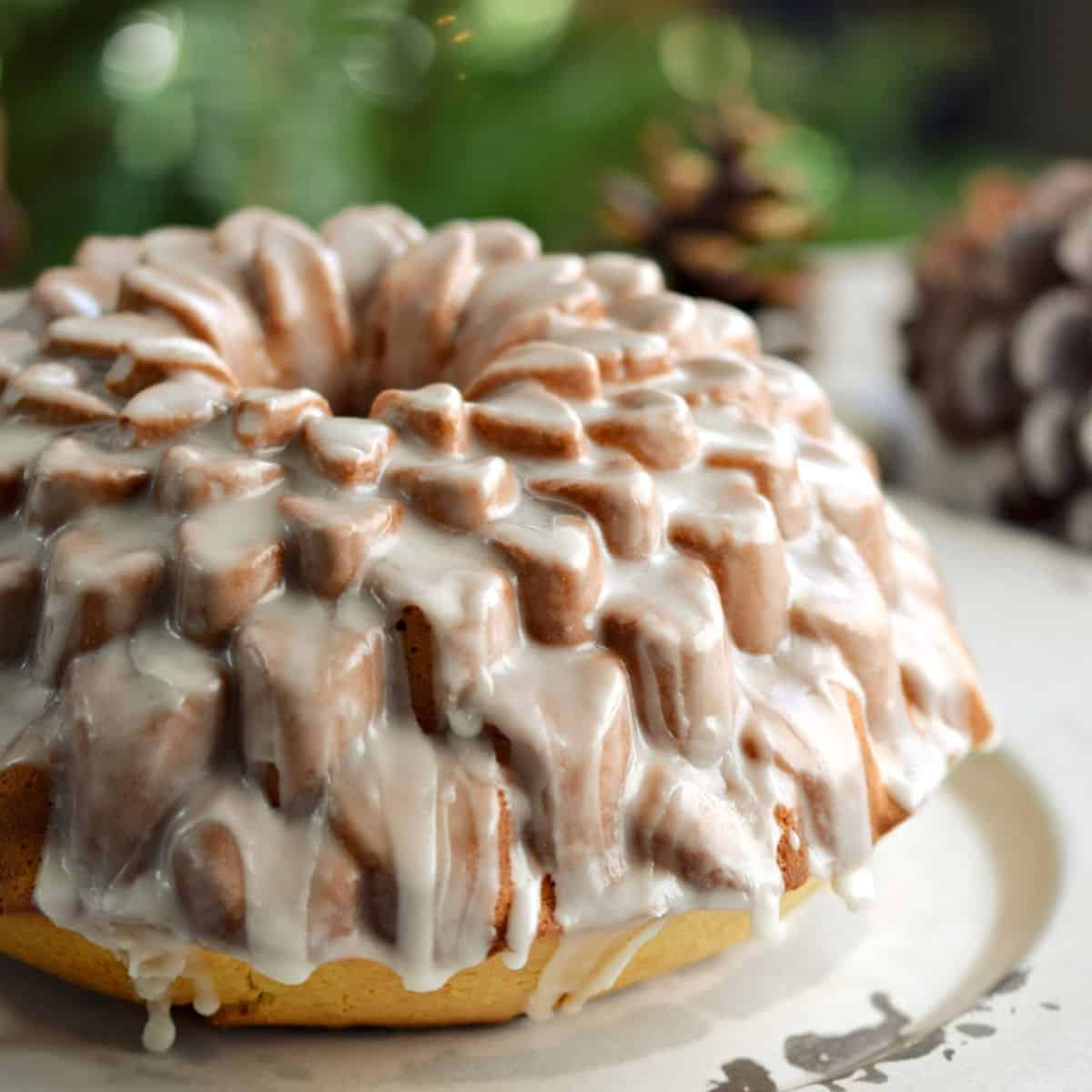 Spiked Eggnog Bundt Cake