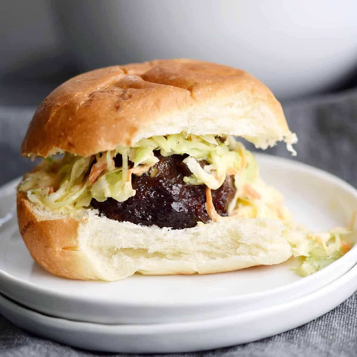 Blackberry-Bourbon Burger Sliders