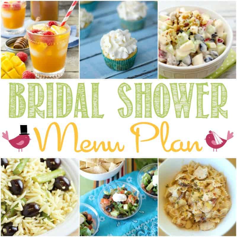 Bridal Shower Menu