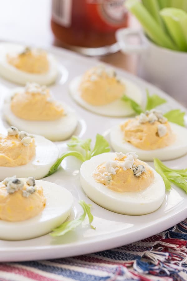 Buffalo Style Deviled Eggs