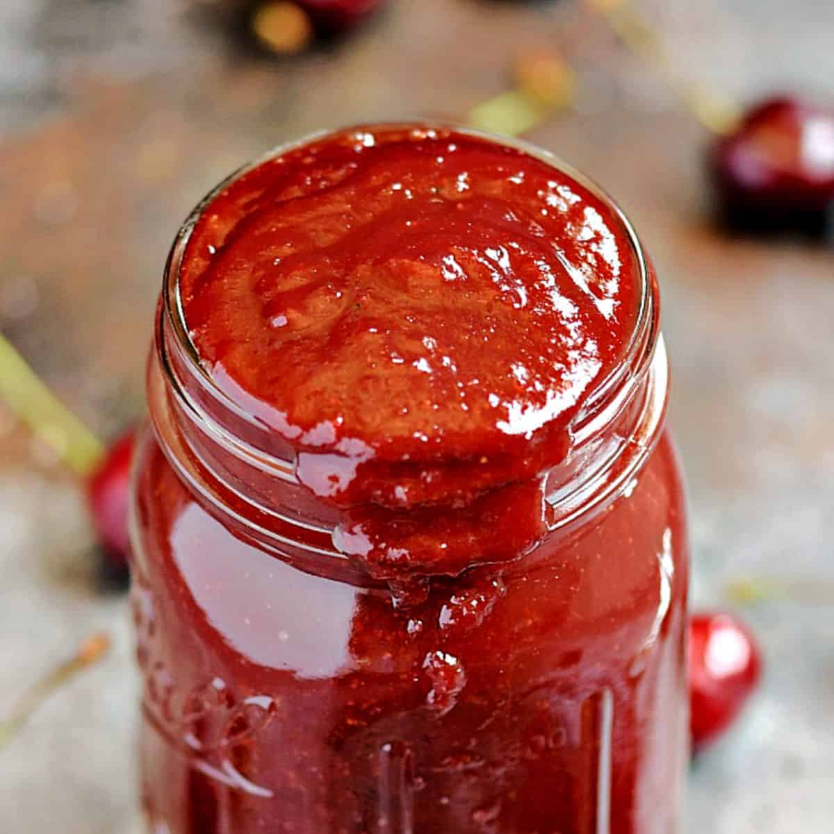 Cherry Bourbon Barbecue Sauce