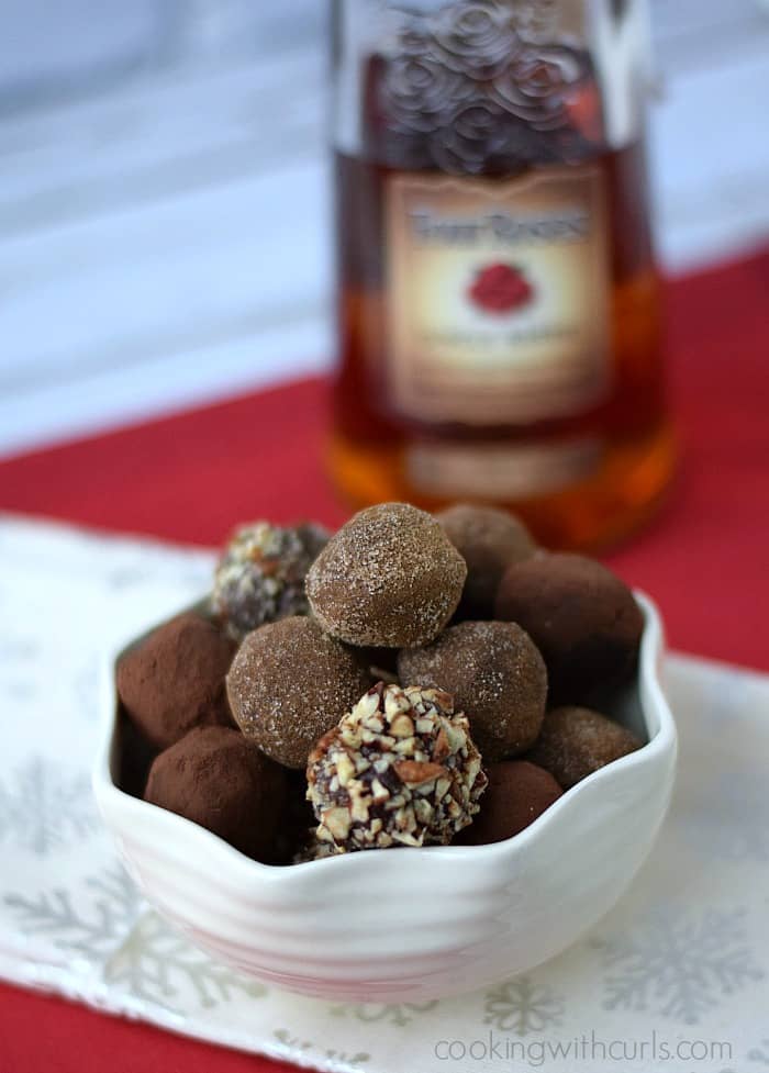 Chocolate Bourbon Truffles