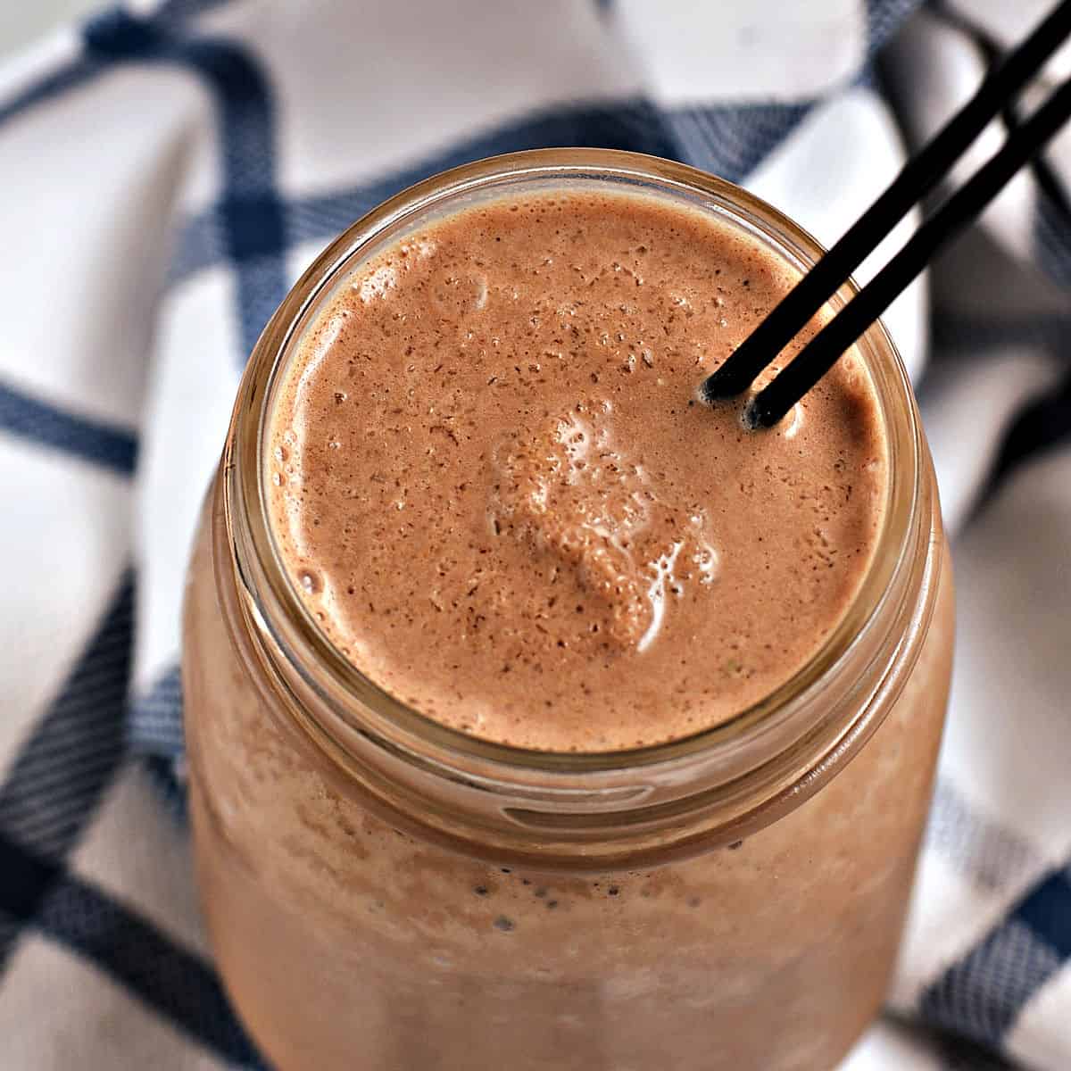 Chocolate Peanut Butter Protein Smoothie