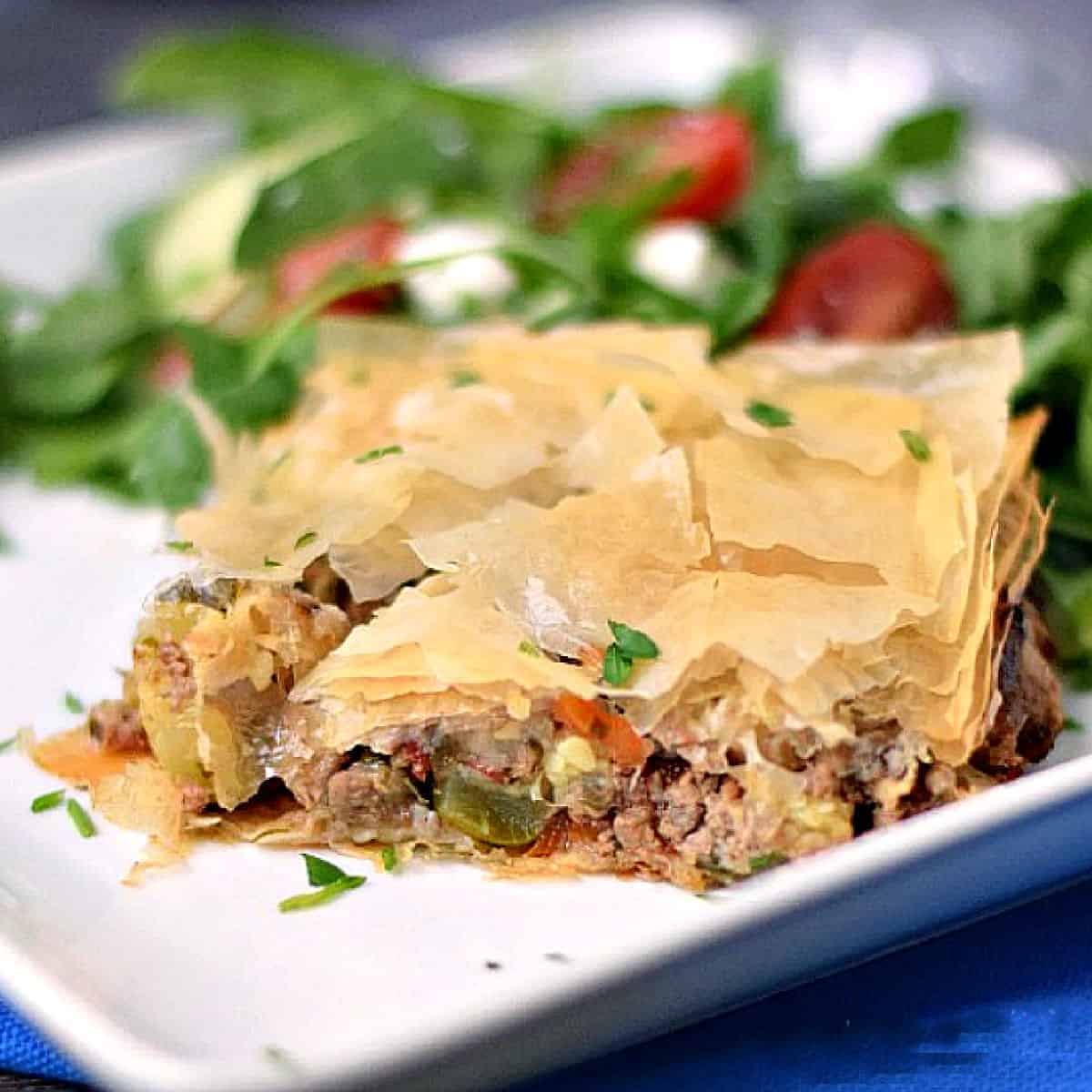 Greek Summery Meat Pie