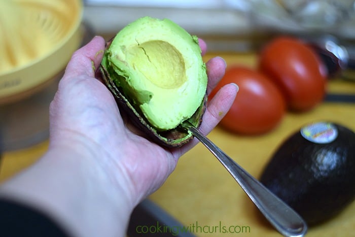 Guacamole spoon cookingwithcurls.com