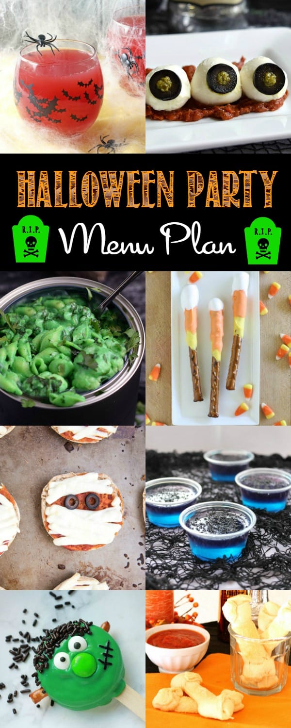 Halloween Party Menu Plan