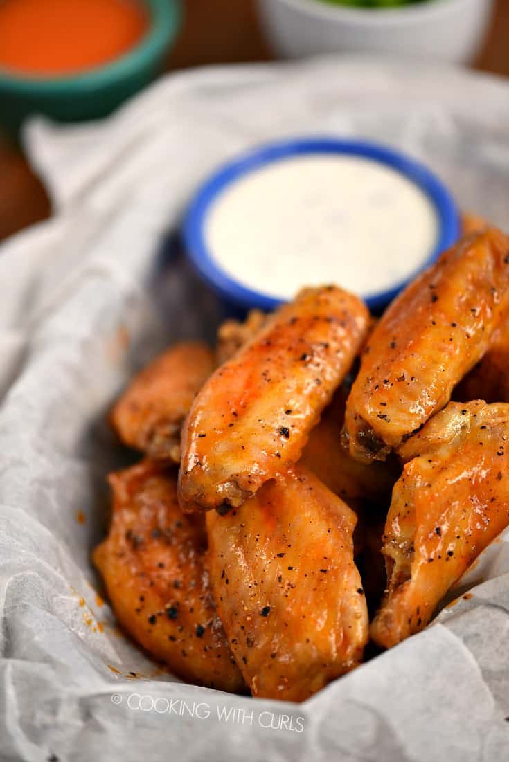 Baked Buffalo Chicken Wings