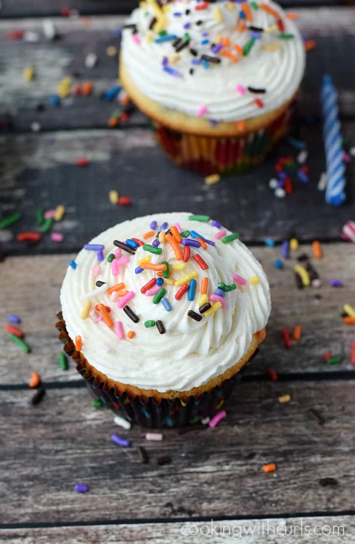 Homemade Funfetti Cupcakes