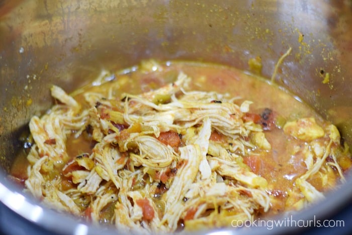 Instant Pot Adobo Chicken shred cookingwithcurls.com