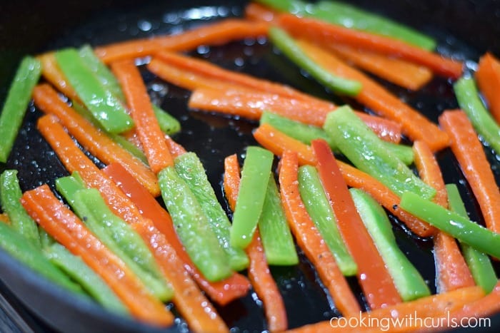 Instant Pot Italian Beef sauted peppers cookingwithcurls.com