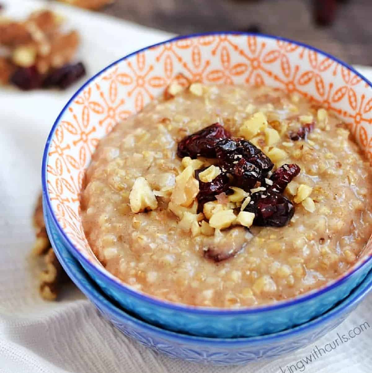 Instant Pot Steel Cut Oatmeal