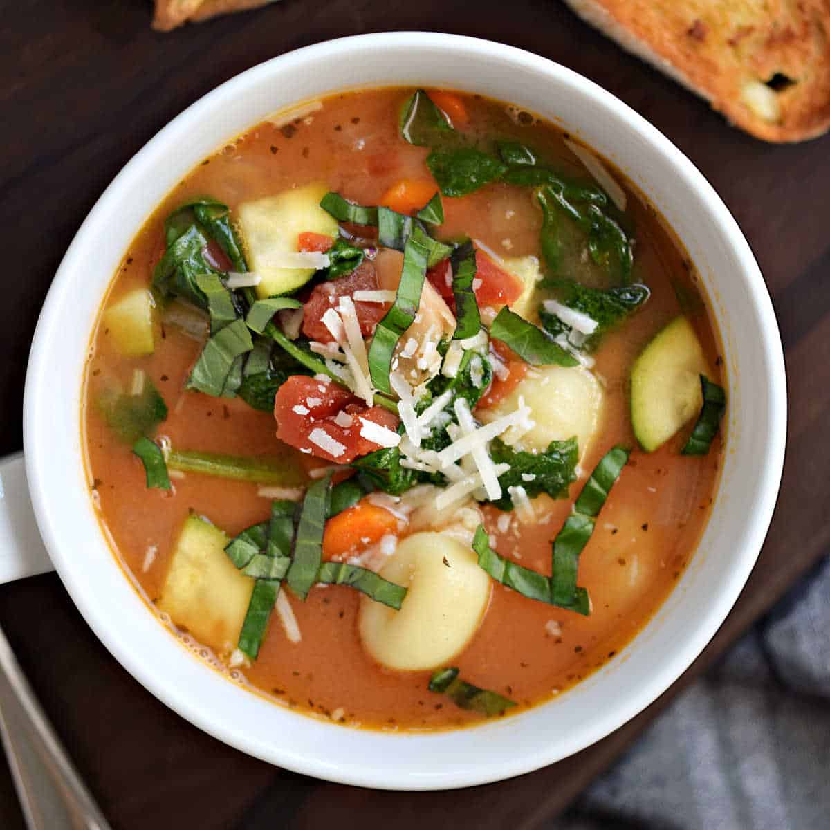 Parmesan Gnocchi Soup