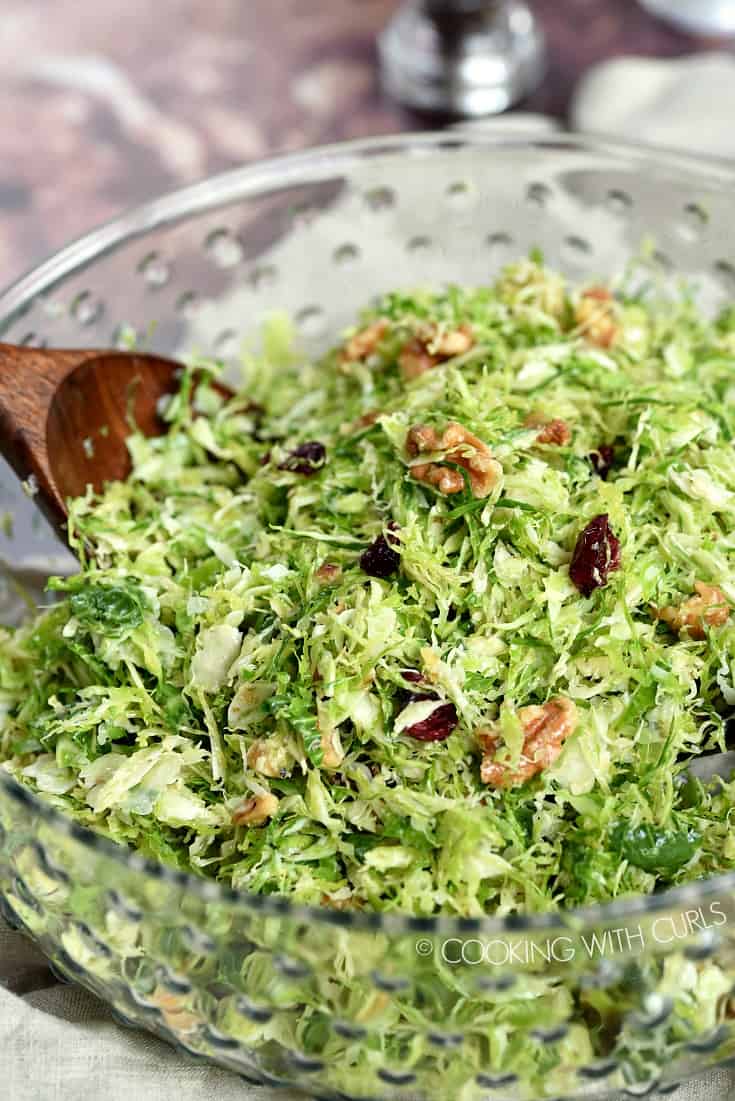 Shaved Brussels Sprouts Salad