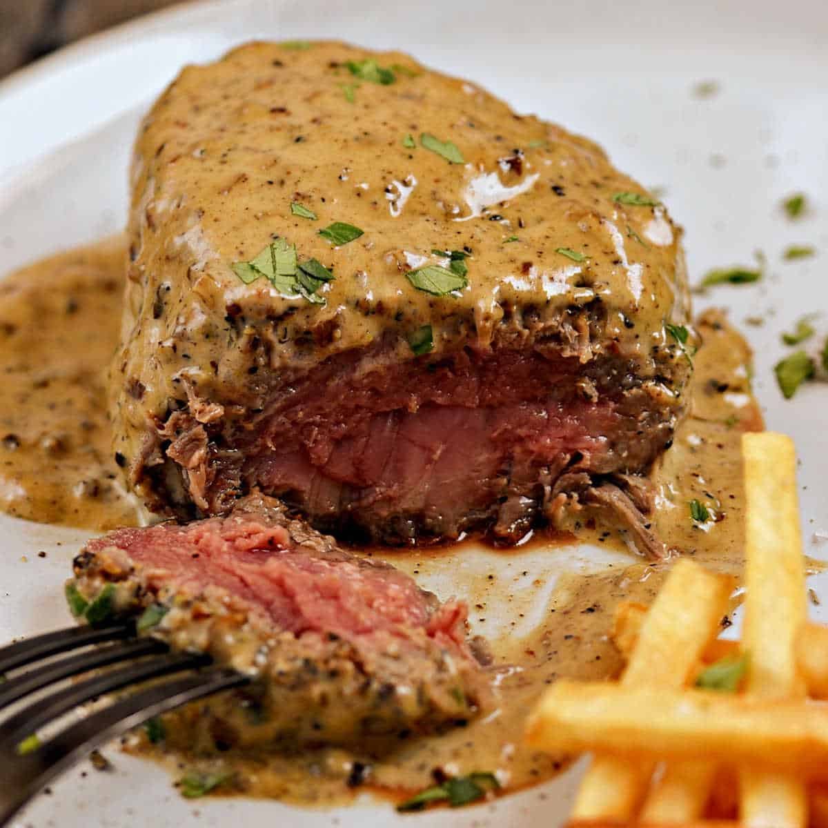 Steak au Poivre