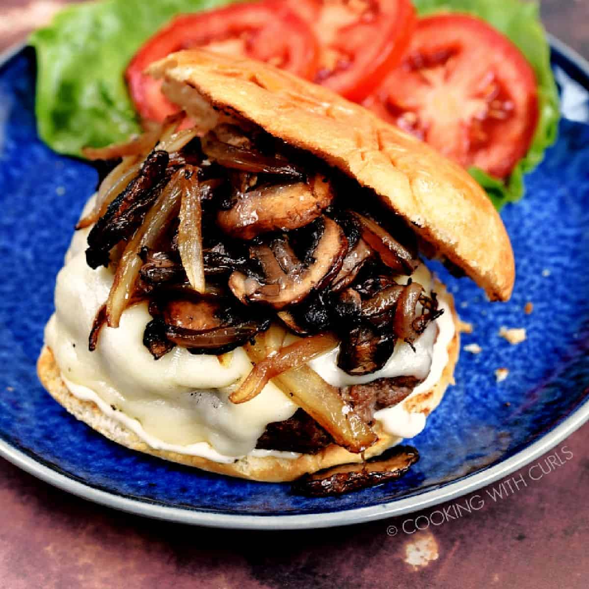 Mushroom Swiss Burgers