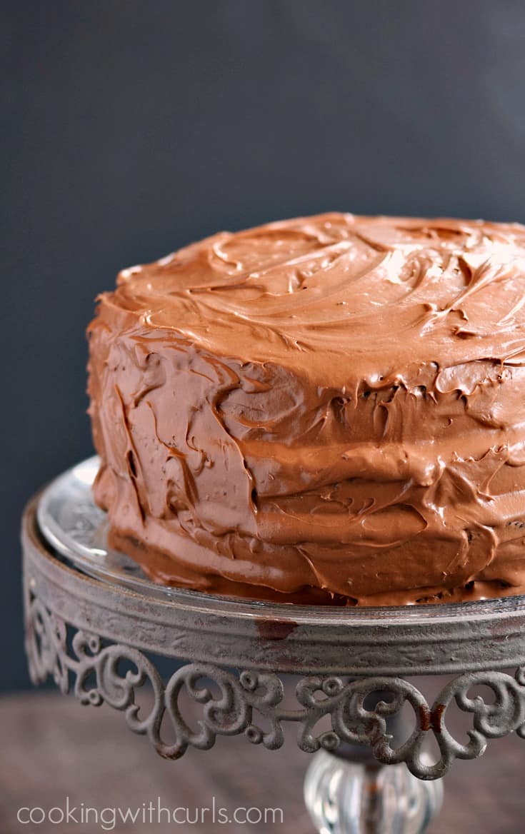 Old-Fashioned Chocolate Fudge Cake