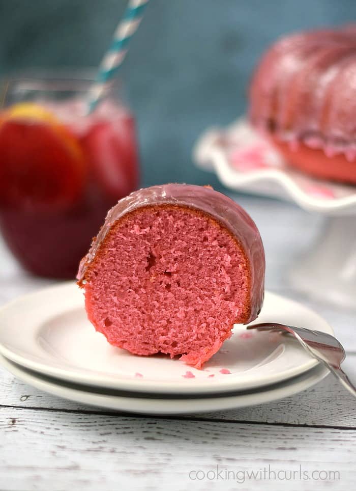 Passion Tea Lemonade Bundt Cake