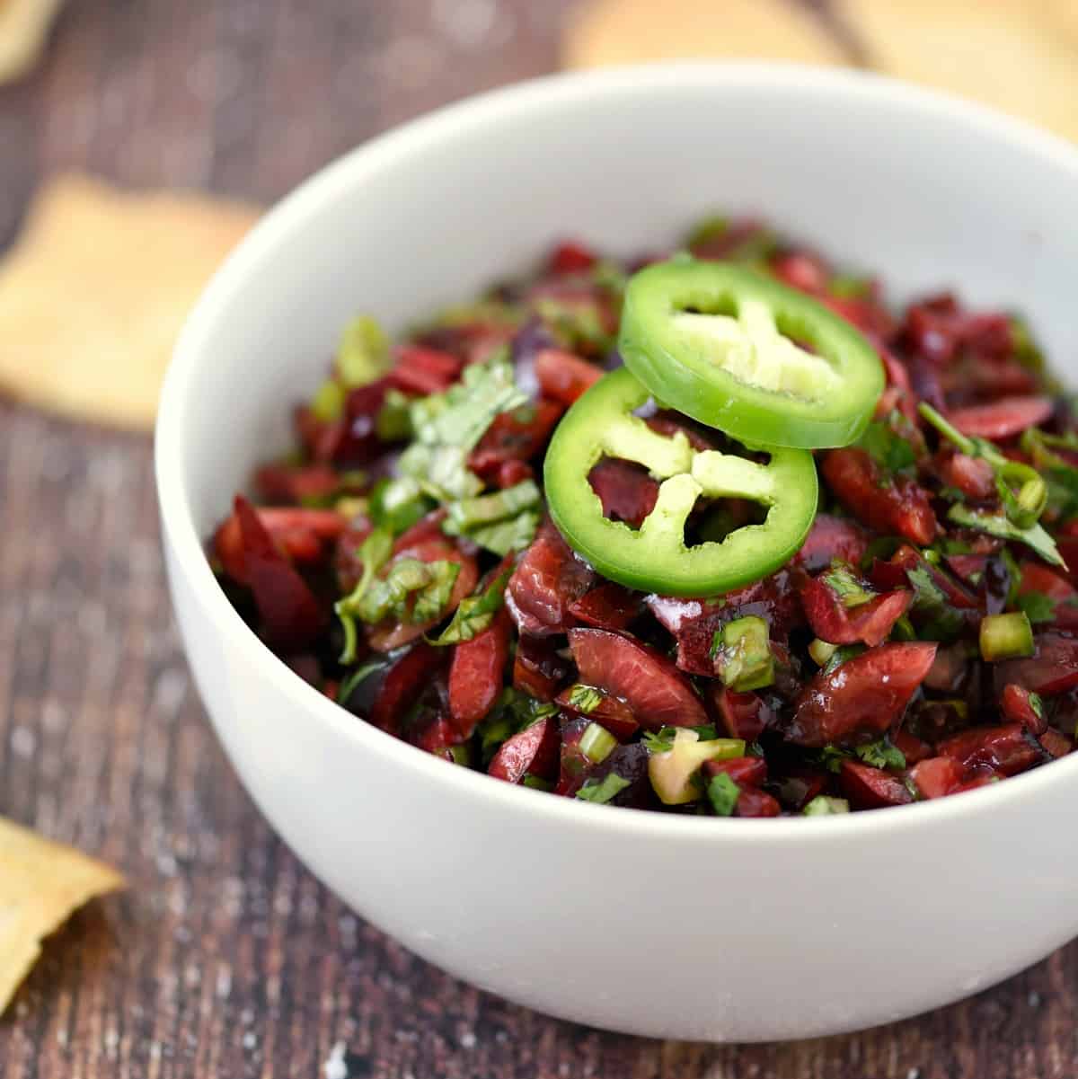 Fresh Cherry Salsa