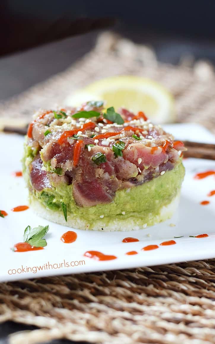 Ahi Poke Stack