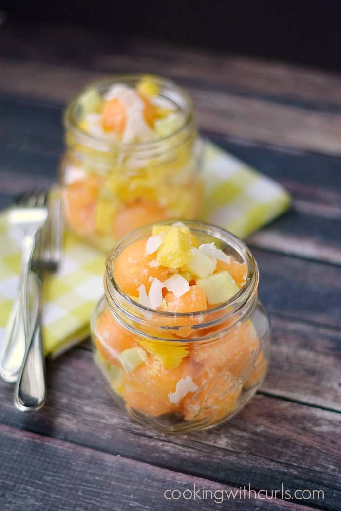 Tropical Cantaloupe Salad