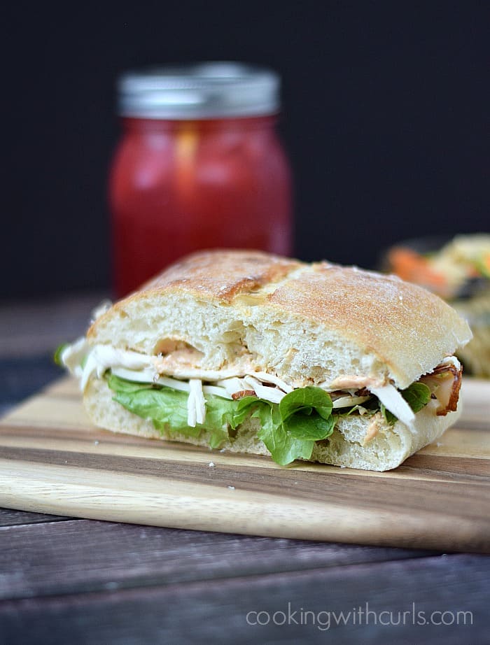 Turkey on Ciabatta with Sun-dried Tomato Aioli