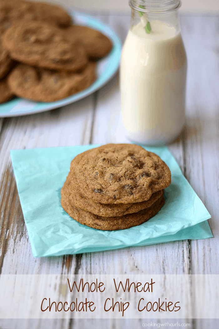 Whole Wheat Chocolate Chip Cookies